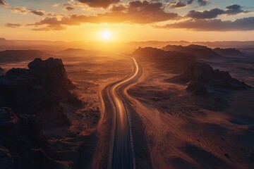 Desert Dirt Road