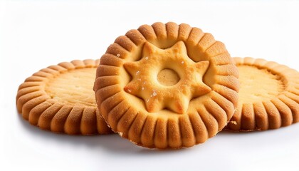 White background cookies biscuit