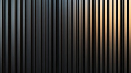 Fototapeta premium Dark Metallic Vertical Lines Texture Background