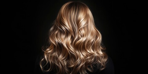 Fototapeta premium Woman's Long Blonde Hair