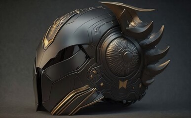 Futuristic Helmet Design