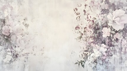 Vintage floral background with intricate faded patter