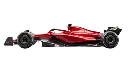 Naadloos Fotobehang Airtex Top Performance Formula 1 Race Cars with Stunning Designs: Exploring Cutting-Edge F1 Car Engineering and Aerodynamics © Moonoy