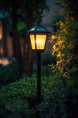 Naklejka premium Street Light Illuminated at Night