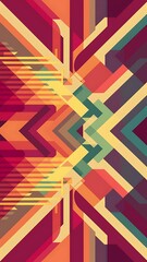 Retro geometric background