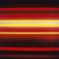 Abstract Spectrum of Vibrant Yellow and Red Color Burst Light Rays
