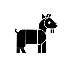 Goat logo ilustration