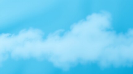 Obraz premium Soft white clouds on a light blue sky.