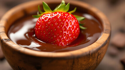 strawberries dipped in chocolate