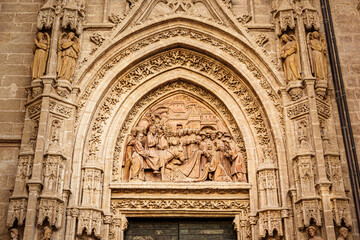 Campanillas Gate of the Cathedral of Seville.