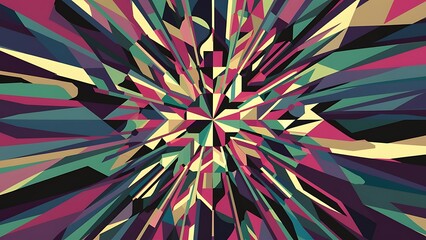 Geometric Pattern, Abstract Vector Background.