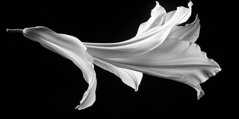 Black and White Flower