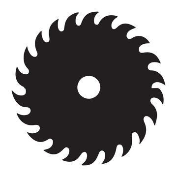 recommend clip art: Circular Saw Blade Silhouette Illustration