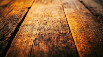 Rustic Wooden Planks Showing Age and Texture