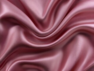 Obraz premium dark pink silk fabric elegant folds luxurious texture