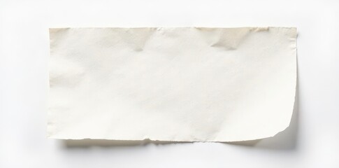 Obraz premium Single sheet of paper isolated on white background, paper, empty