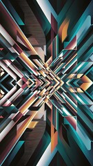 Geometric Pattern, Abstract Vector Background.