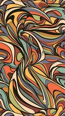 Vector seamless abstract hand-drawn pattern