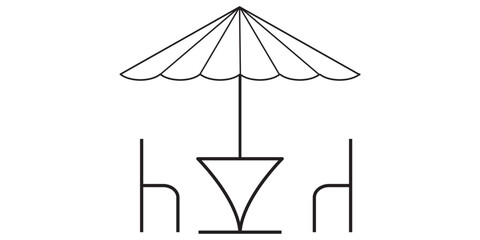 Print terrace icon isolated on transparent background. Modern and editable terrace icon. 1176