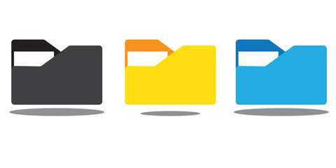 Print  File folder icon simple vector symbol . 1176