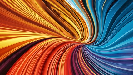 Naklejka premium Abstract background with colorful striped patterns