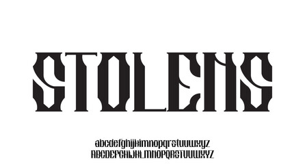 Modern minimal abstract alphabet fonts. Typography technology, electronic, movie, digital, music, future, logo creative font. vector illustration
