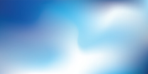 White and blue gradient, clear sky, background, banner, template for designing banners, web pages, etc.