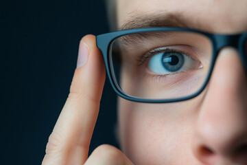  A trader closely analyzing candlestick patterns for precise decision-making