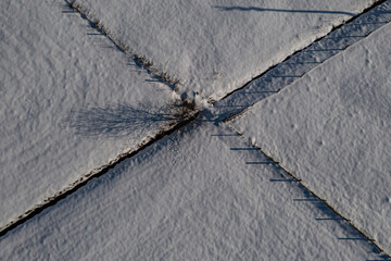 Cerkiew św. Dymitra w Szczawniku, zima.  © Maciej G. Szling