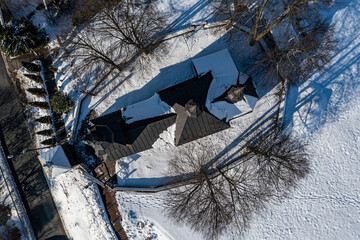 cerkiew greckokatolicka p.w. św. Łukasza, Zima. © Maciej G. Szling