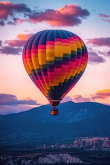 Fototapeta premium Hot Air Balloon Flying