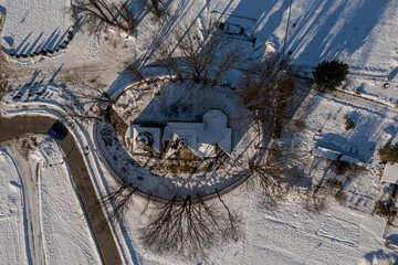  Cerkiew św. Jakuba Apostoła w Powroźniku, Zima. © Maciej G. Szling