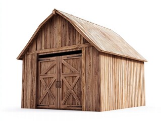 Naklejka premium Rustic Wooden Barn