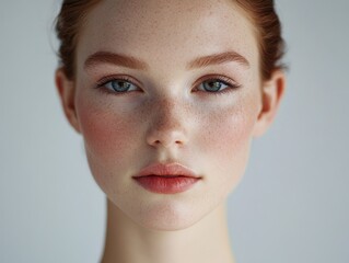 Fototapeta premium Woman with freckles