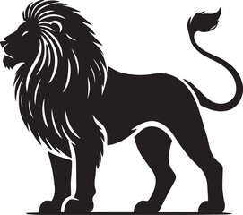 Lion Silhouette Vector Art - Perfect for Designers