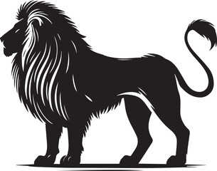Lion Silhouette Vector Art - Perfect for Designers