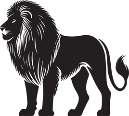 Lion Silhouette Vector Art - Perfect for Designers