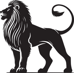 Lion Silhouette Vector Art - Perfect for Designers