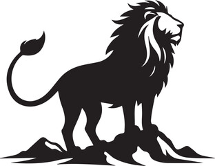 Lion Silhouette Vector Art - Perfect for Designers