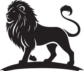 Lion Silhouette Vector Art - Perfect for Designers