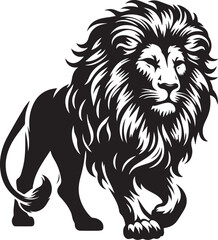 Lion Silhouette Vector Art - Perfect for Designers