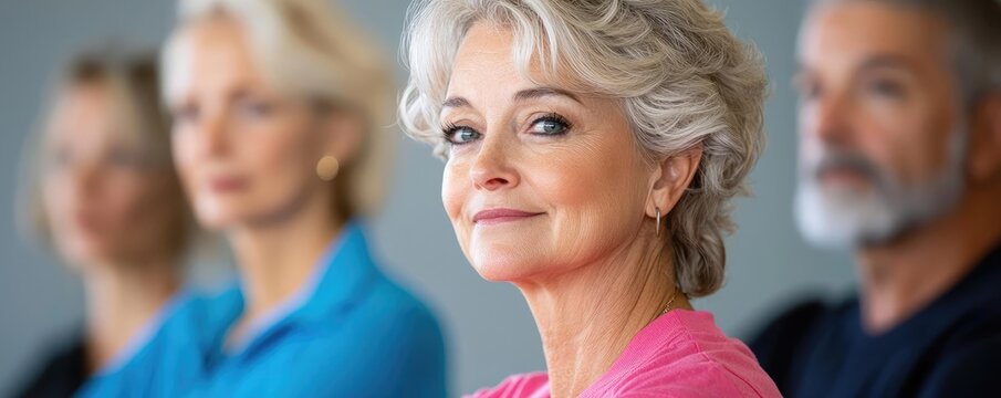 A baby boomer participating in a focus group about the future of social security and pensions