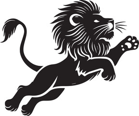 Lion Silhouette Vector Art - Perfect for Designers