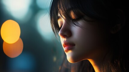 A professional photographer capturing stunning portrait shots with a soft-focus background, ideal for beginners,