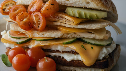 sandwich with vegetables