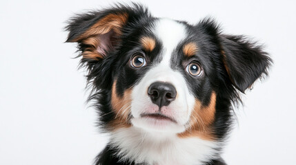 Close-up of a Curious Puppy