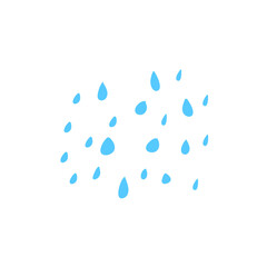 rain vector illustration