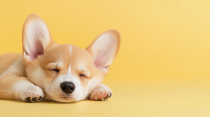 Sleepy Corgi Puppy - Sweet Naptime