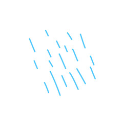 rain vector illustration