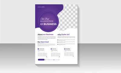 Obraz premium Business flyer template